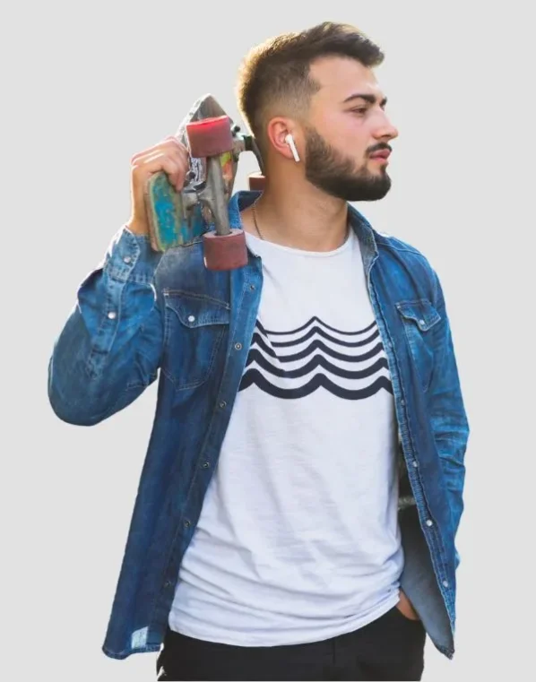 Classic Blue Denim  Men's Jacket